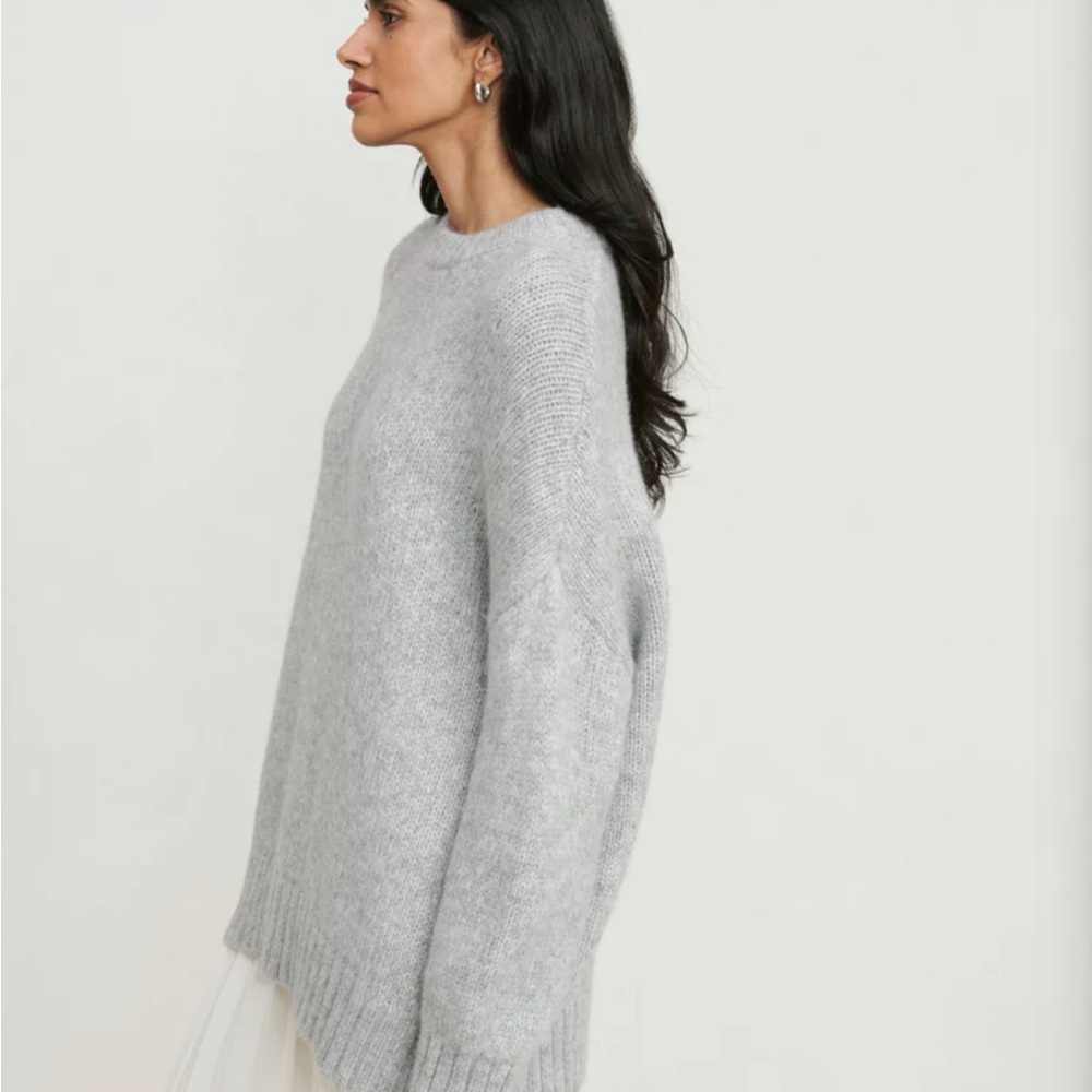 Alpaca Cocoon Crewneck